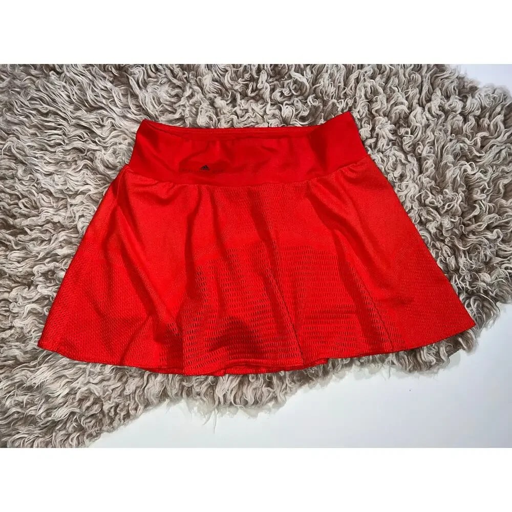 Adidas women’s Stella McCartney women’s red tennis shirt - Picture 10 of 15